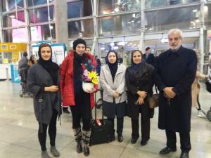 مدرس زن جهانی وارد  تهران  شد